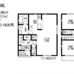 1号棟間取り図（間取）